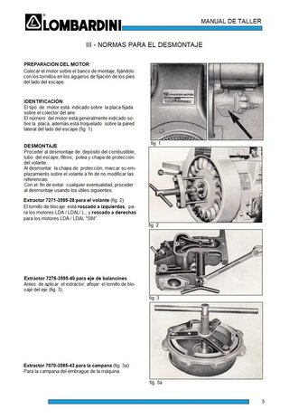 Manual Taller Lombardini Diésel Serie LDA