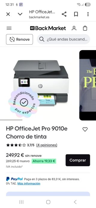 Impresora HP OfficeJet Pro 9010