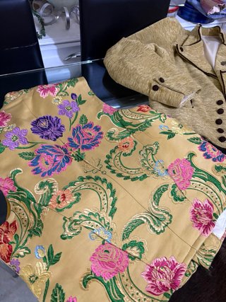 Traje Fallero Adulto Amarillo y Marrón