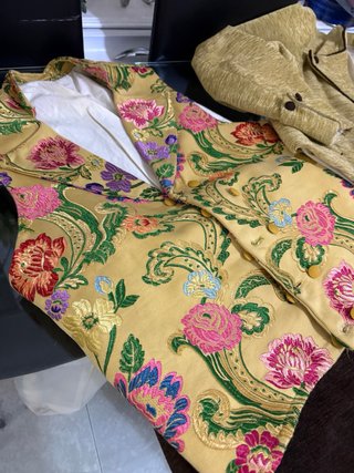 Traje Fallero Adulto Amarillo y Marrón