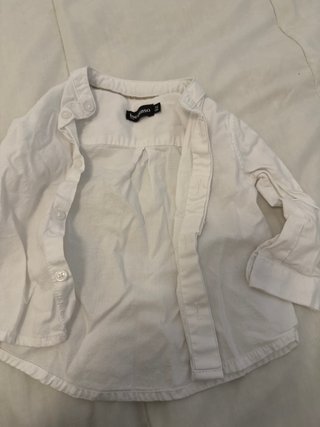 Camisa bebé 9 meses blanca