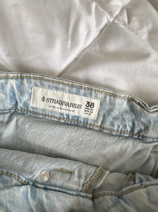 Falda pantalón tejana azul