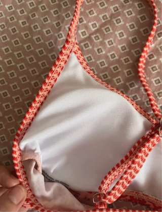 Bikini Top Rojo y Rosa