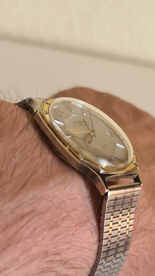 Pallas Eppo Octogonal Dorado Bicolor con Fecha