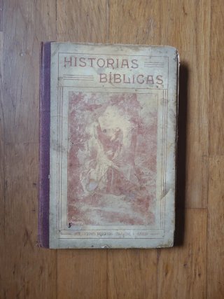 Libro antiguo 1909 Historias Bíblicas