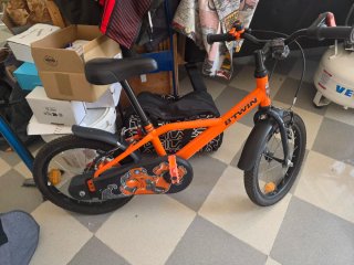 Bicicleta infantil Btwin naranja