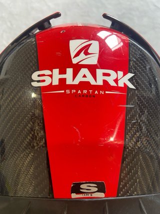 Casco Moto Shark Carbono Rojo