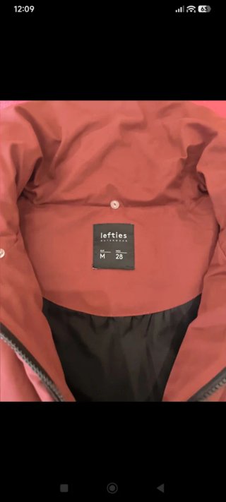 Chaqueta bomber burdeos y negra