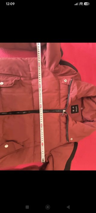 Chaqueta bomber burdeos y negra