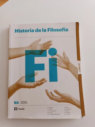 Historia de la filosofía Bachillerato 2