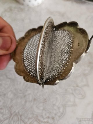 Monedero antiguo de plata