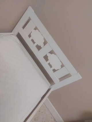Cama infantil IKEA KRITTER blanca