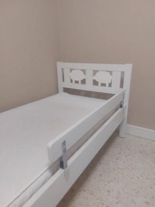 Cama infantil IKEA KRITTER blanca