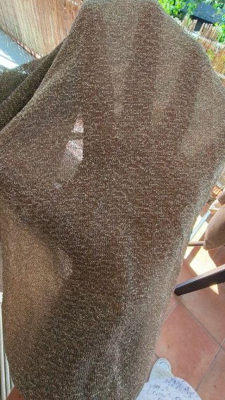 Vestido Zara punto/hilo Metalizado nuevo