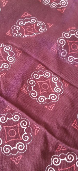 Pañuelo antiguo estampado