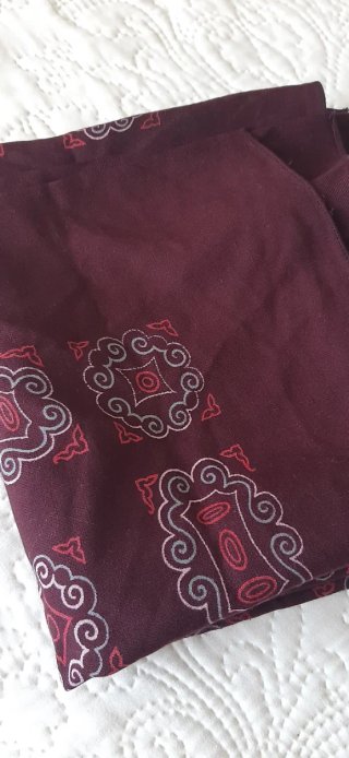 Pañuelo antiguo estampado