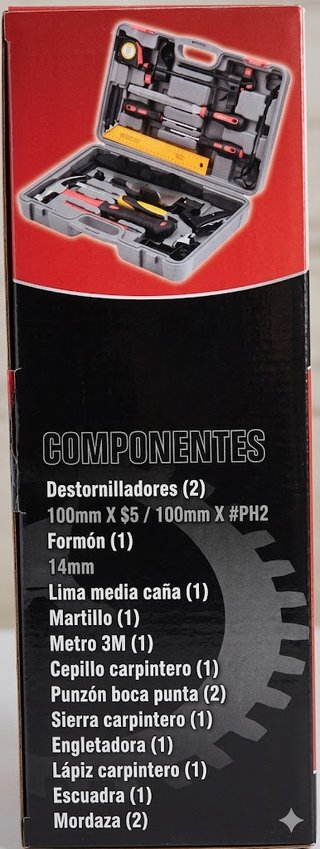 Maletín Herramientas RDM Profesional 15 Piezas