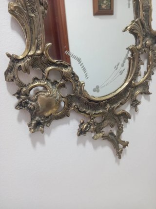 Espejo Bronce Vintage