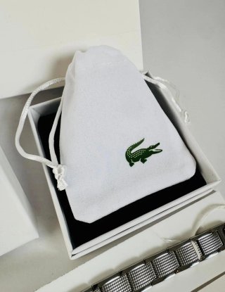 Pulsera Lacoste Hombre Plateada acero inoxidable
