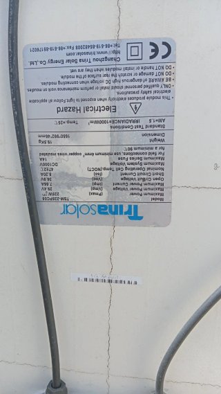 Placa solar fotovoltaica