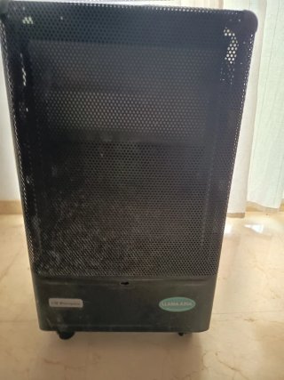 Estufa Llama Azul Negra