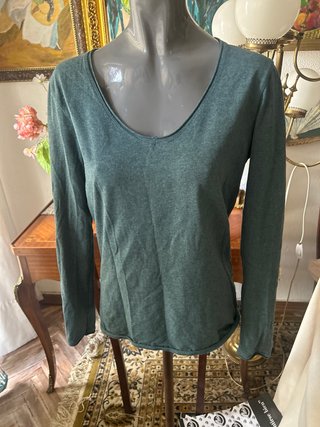 Camiseta verde manga larga Nicoli