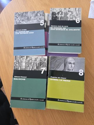 LA HISTORIA DE ESPAÑA NOVELA A NOVELA COMPLETA