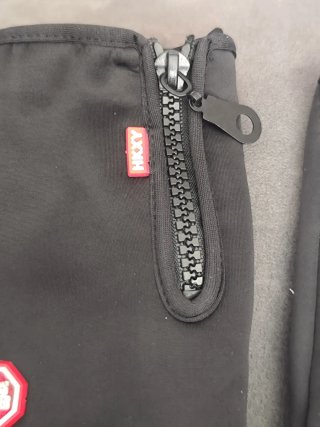Guantes de Invierno Negros con Cremallera
