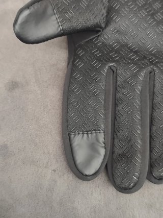 Guantes de Invierno Negros con Cremallera