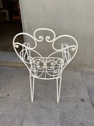 BUTACA DE JARDIN, ANTIGUA