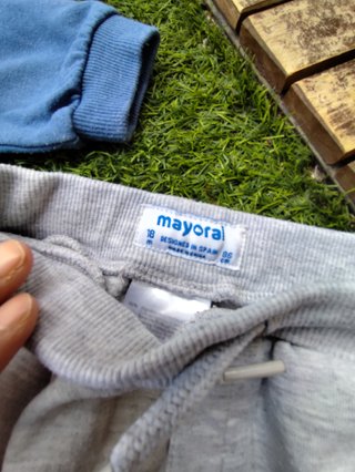Conjunto Chándal Mayoral Bebé Azul y Gris
