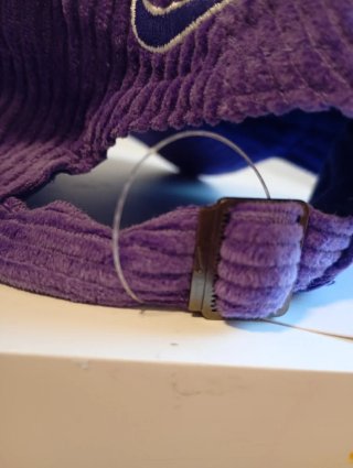Gorra Supreme Morada Corduroy