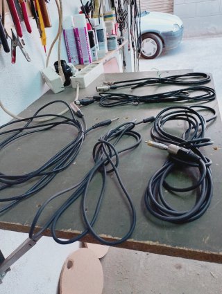 Cables 3 yac canon 2 rca yac negros
