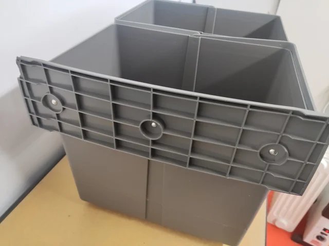 EMUCA Cubos Basura 2 Contenedores Gris