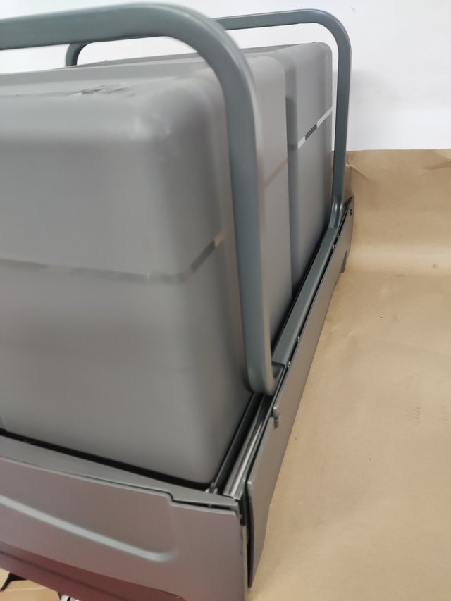 EMUCA Cubos Basura 2 Contenedores Gris