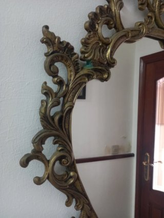 Espejo Bronce Vintage