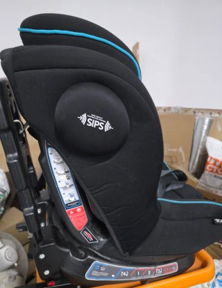 Silla de coche BQS negra