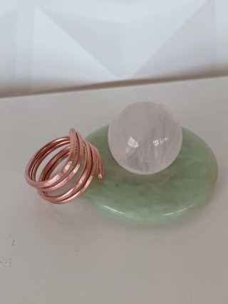 Anillo ajustable de cobre