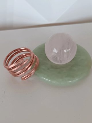 Anillo ajustable de cobre
