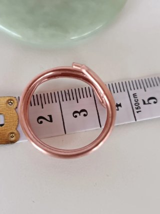 Anillo ajustable de cobre