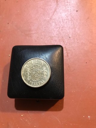 Moneda 100 Pesetas Carlos I Rey de España, Nueva .
