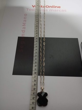 Collar Tous Plata 925 Ónix Oso