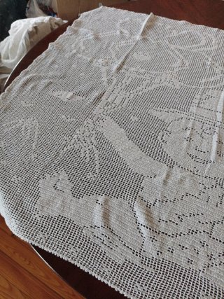 Coperta uncinetto fatta a mano