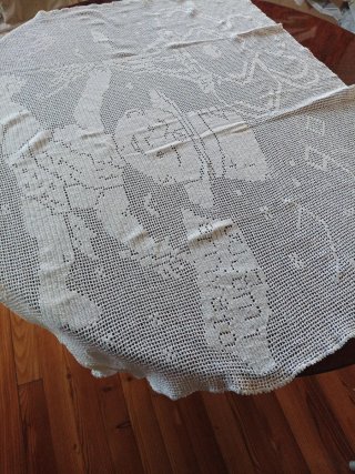Coperta uncinetto fatta a mano