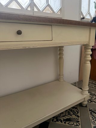 Tavolo in legno Maison du Monde con cassetto