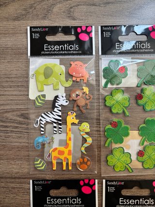 Lote pegatinas Sandylion 3D