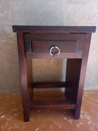 Mesa auxiliar Vintage madera maciza