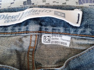 Diesel Jeans Rectos Hombre Talla 36
