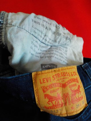 Pantalón Jeans Levi's Original  Azul Oscuro