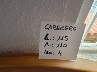 Cama nido. Conjunto somier y  colchón con cabecero